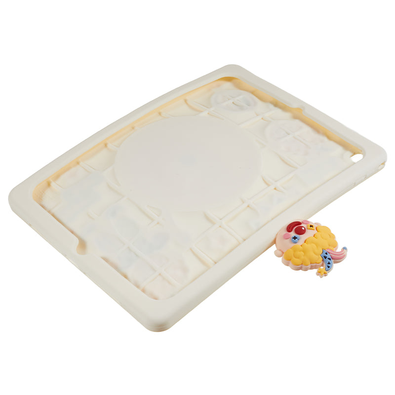 Tablet Case for iPad Air (2013) / Air 2 / iPad 9.7-inch (2017) / (2018) Rotary Kickstand Happy Clown PC+Silicone Cover