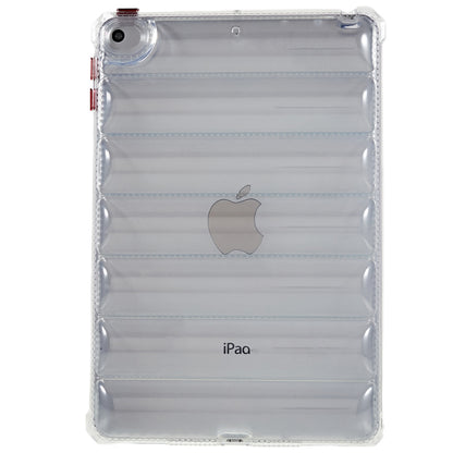 For iPad mini 4 / mini (2019) 7.9 inch Airbag Tablet Case Down Jacket Design Drop-proof Clear TPU Cover