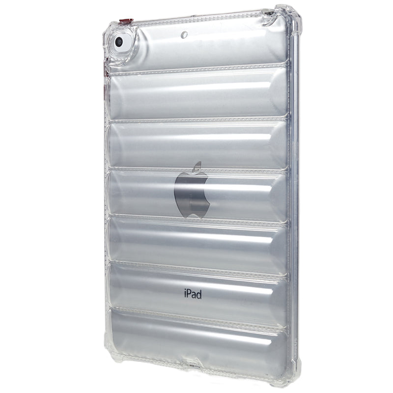 For iPad mini 4 / mini (2019) 7.9 inch Airbag Tablet Case Down Jacket Design Drop-proof Clear TPU Cover