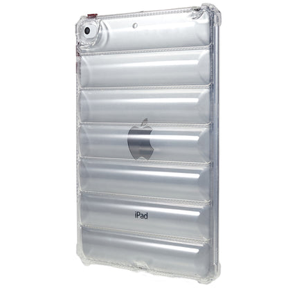 For iPad mini 4 / mini (2019) 7.9 inch Airbag Tablet Case Down Jacket Design Drop-proof Clear TPU Cover
