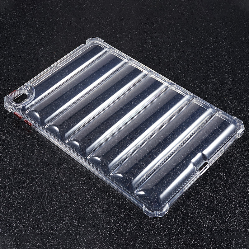 For iPad mini 4 / mini (2019) 7.9 inch Airbag Tablet Case Down Jacket Design Drop-proof Clear TPU Cover