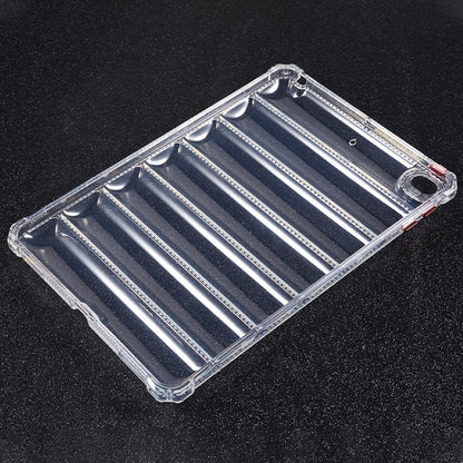 For iPad mini 4 / mini (2019) 7.9 inch Airbag Tablet Case Down Jacket Design Drop-proof Clear TPU Cover