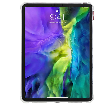 For iPad Pro 11 (2020) / (2021) / (2022) TPU Tablet Case Airbag Down Jacket Design Tablet Clear Cover Protector