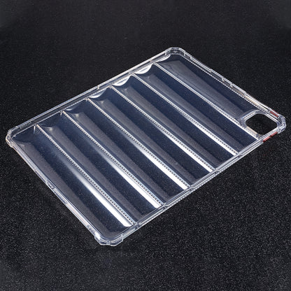 For iPad Pro 11 (2020) / (2021) / (2022) TPU Tablet Case Airbag Down Jacket Design Tablet Clear Cover Protector