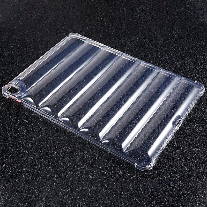 For iPad Air 10.5 inch (2019) / Pro 10.5-inch (2017) Anti-drop Tablet Case Airbag Down Jacket Design Clear TPU Cover