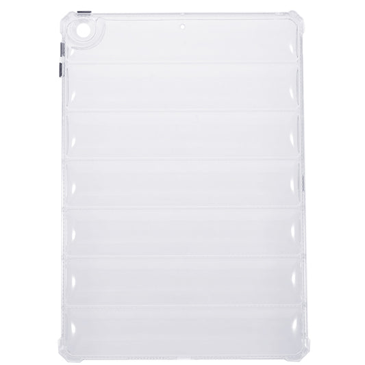 For iPad 10.2 (2021) / (2020) / (2019) Transparent Tablet Case Airbag Down Jacket Design TPU Back Cover