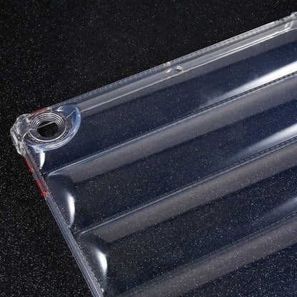 For iPad 10.2 (2021) / (2020) / (2019) Transparent Tablet Case Airbag Down Jacket Design TPU Back Cover