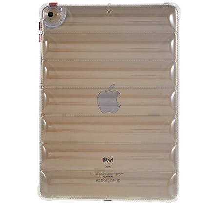 For iPad Air (2013) / Air 2 / iPad 9.7-inch (2017) / (2018) TPU Case Airbag Down Jacket Design Clear Tablet Cover