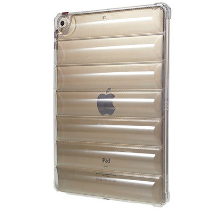 For iPad Air (2013) / Air 2 / iPad 9.7-inch (2017) / (2018) TPU Case Airbag Down Jacket Design Clear Tablet Cover