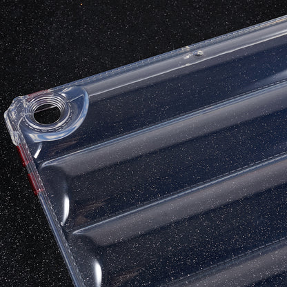 For iPad Air (2013) / Air 2 / iPad 9.7-inch (2017) / (2018) TPU Case Airbag Down Jacket Design Clear Tablet Cover