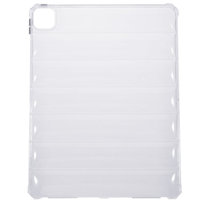For iPad Pro 12.9 (2020) / (2021) / (2022) Tablet Case Airbag Down Jacket Design Clear TPU Tablet Cover