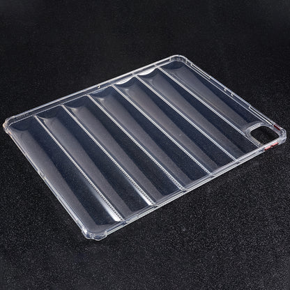 For iPad Pro 12.9 (2020) / (2021) / (2022) Tablet Case Airbag Down Jacket Design Clear TPU Tablet Cover