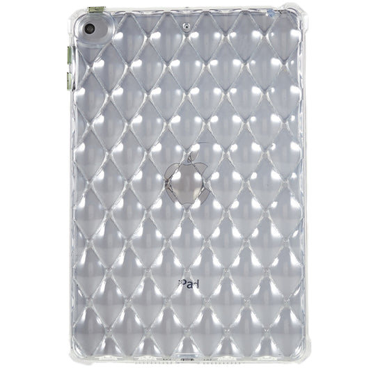For iPad mini 4 / mini (2019) 7.9 inch Anti-drop Tablet Case Airbag Diamond Texture Clear TPU Cover