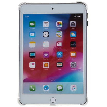 For iPad mini 4 / mini (2019) 7.9 inch Anti-drop Tablet Case Airbag Diamond Texture Clear TPU Cover