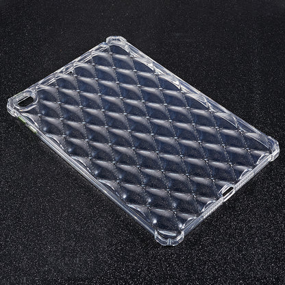 For iPad mini 4 / mini (2019) 7.9 inch Anti-drop Tablet Case Airbag Diamond Texture Clear TPU Cover