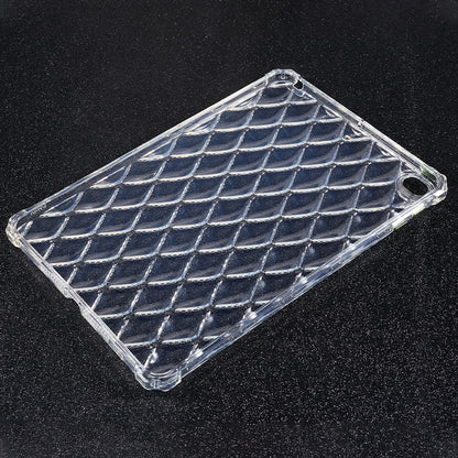 For iPad mini 4 / mini (2019) 7.9 inch Anti-drop Tablet Case Airbag Diamond Texture Clear TPU Cover
