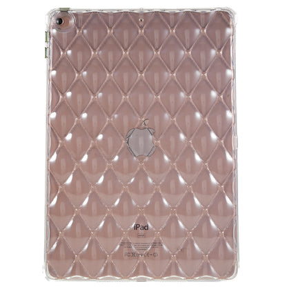 For iPad 10.2 (2021) / (2020) / (2019) Airbag Diamond Texture Anti-drop Cover Soft TPU Clear Tablet Case