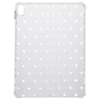 For iPad Air (2022) / (2020) Airbag Diamond Texture TPU Cover Anti-drop Clear Tablet Case