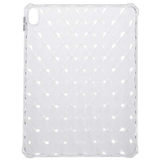 For iPad Air (2022) / (2020) Airbag Diamond Texture TPU Cover Anti-drop Clear Tablet Case