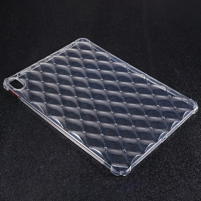 For iPad Air (2022) / (2020) Airbag Diamond Texture TPU Cover Anti-drop Clear Tablet Case