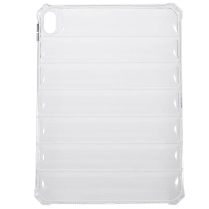 For iPad 10.9 (2022) Soft TPU Clear Tablet Case Airbag Down Jacket Design Anti-drop Cover