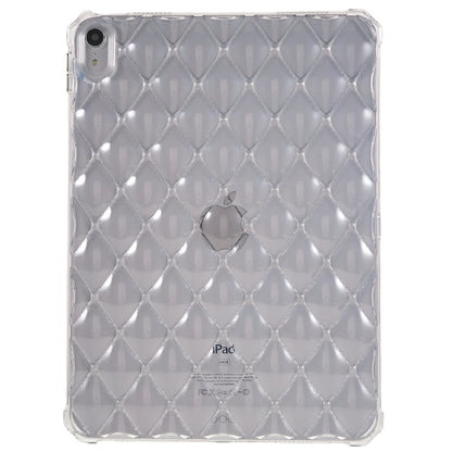 For iPad 10.9 (2022) Airbag Diamond Texture Tablet Anti-drop Cover Soft TPU Clear Back Case