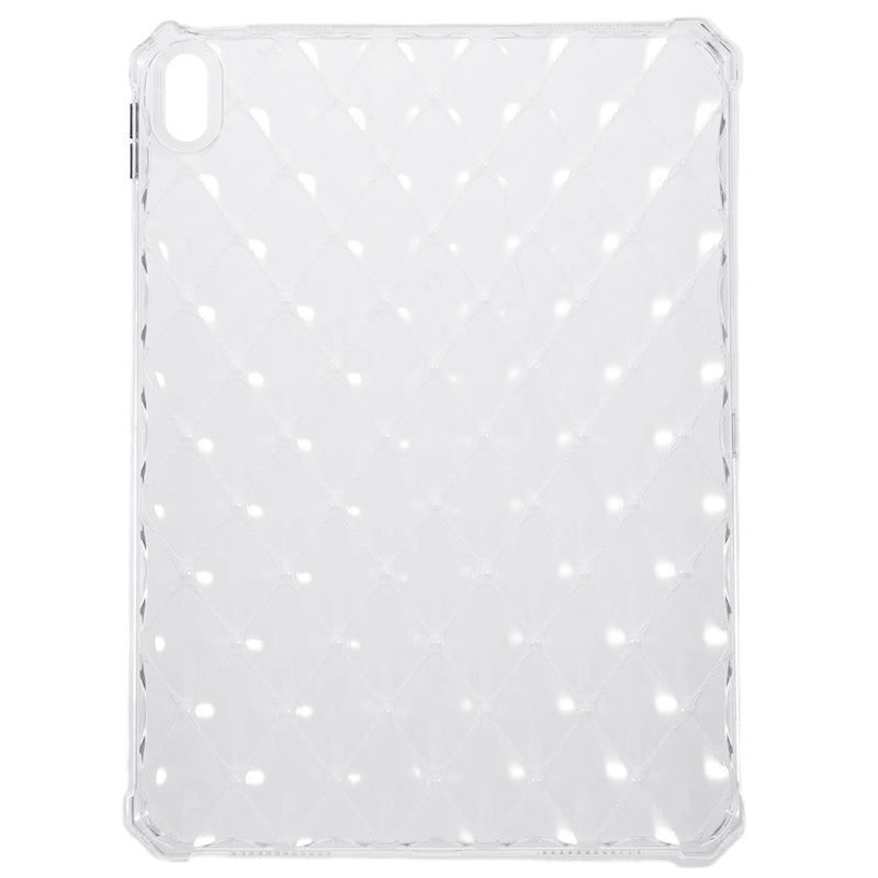 For iPad 10.9 (2022) Airbag Diamond Texture Tablet Anti-drop Cover Soft TPU Clear Back Case