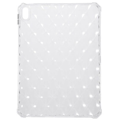 For iPad 10.9 (2022) Airbag Diamond Texture Tablet Anti-drop Cover Soft TPU Clear Back Case