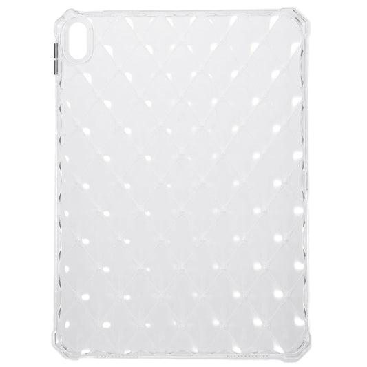 For iPad 10.9 (2022) Airbag Diamond Texture Tablet Anti-drop Cover Soft TPU Clear Back Case