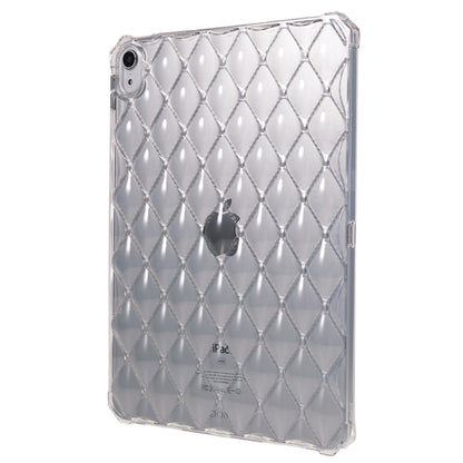 For iPad 10.9 (2022) Airbag Diamond Texture Tablet Anti-drop Cover Soft TPU Clear Back Case
