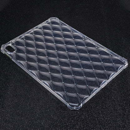 For iPad 10.9 (2022) Airbag Diamond Texture Tablet Anti-drop Cover Soft TPU Clear Back Case