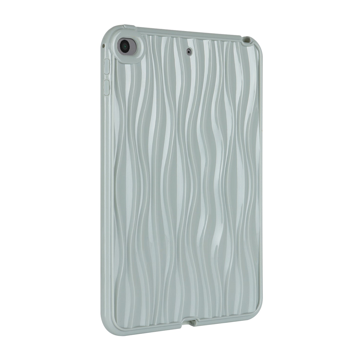 For iPad mini (2019) 7.9 inch / mini 4 Anti-drop Tablet Case Soft TPU Wave Texture Tablet Cover