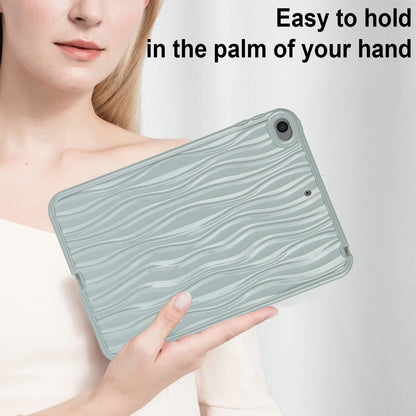 For iPad mini (2019) 7.9 inch / mini 4 Anti-drop Tablet Case Soft TPU Wave Texture Tablet Cover