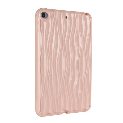 For iPad mini (2019) 7.9 inch / mini 4 Anti-drop Tablet Case Soft TPU Wave Texture Tablet Cover