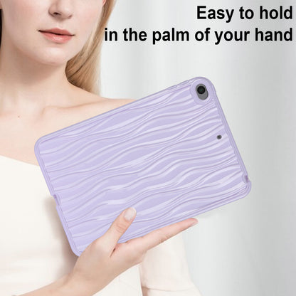 For iPad mini (2019) 7.9 inch / mini 4 Anti-drop Tablet Case Soft TPU Wave Texture Tablet Cover