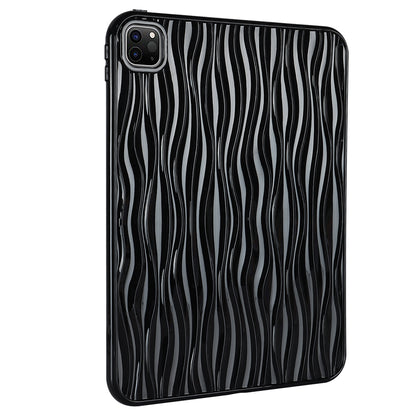 For iPad Pro 11 (2020) / (2021) / (2022) Soft TPU Tablet Case Wave Texture Anti-scratch Tablet Cover