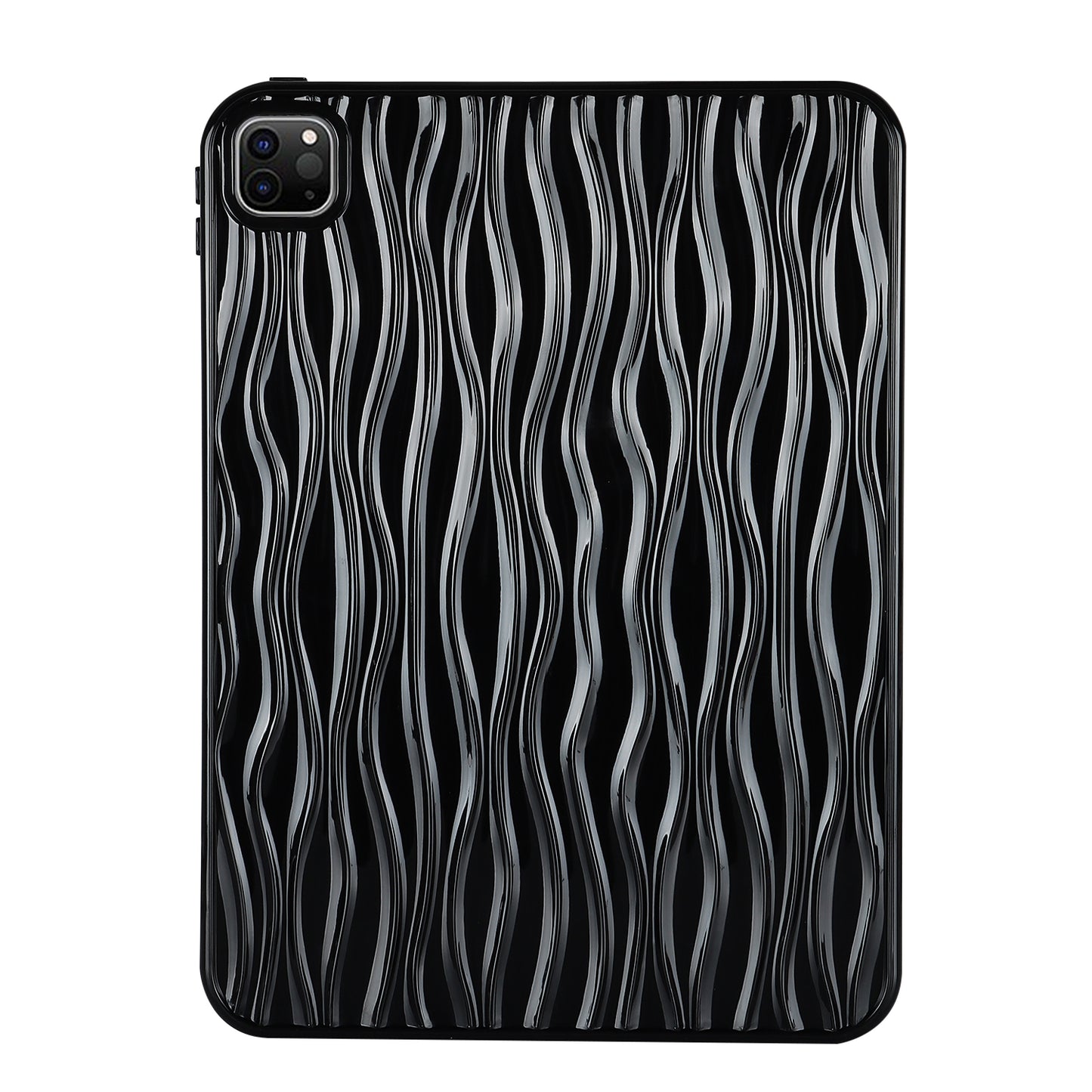 For iPad Pro 11 (2020) / (2021) / (2022) Soft TPU Tablet Case Wave Texture Anti-scratch Tablet Cover