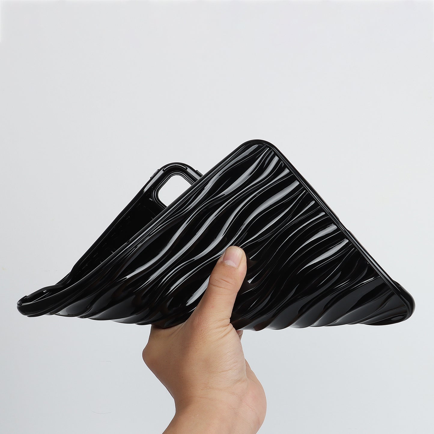 For iPad Pro 11 (2020) / (2021) / (2022) Soft TPU Tablet Case Wave Texture Anti-scratch Tablet Cover