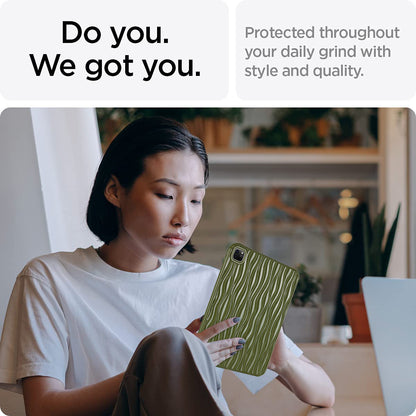 For iPad Pro 11 (2020) / (2021) / (2022) Soft TPU Tablet Case Wave Texture Anti-scratch Tablet Cover