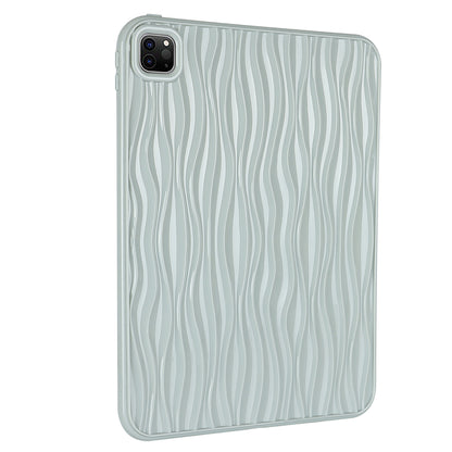 For iPad Pro 11 (2020) / (2021) / (2022) Soft TPU Tablet Case Wave Texture Anti-scratch Tablet Cover