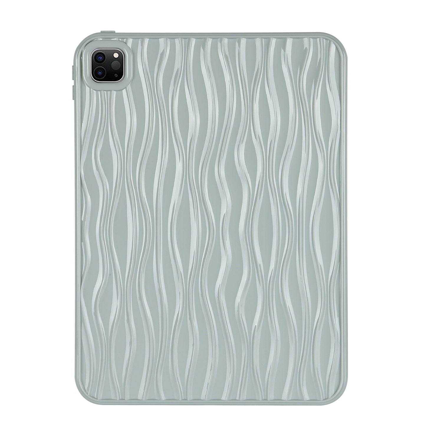 For iPad Pro 11 (2020) / (2021) / (2022) Soft TPU Tablet Case Wave Texture Anti-scratch Tablet Cover