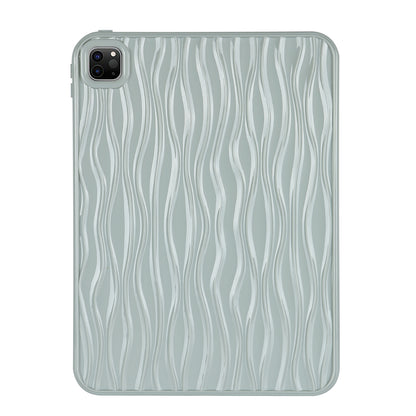 For iPad Pro 11 (2020) / (2021) / (2022) Soft TPU Tablet Case Wave Texture Anti-scratch Tablet Cover