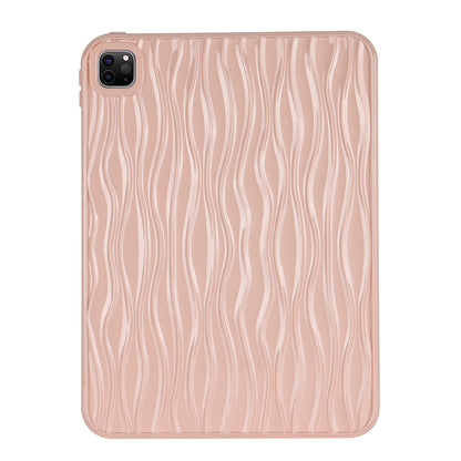 For iPad Pro 11 (2020) / (2021) / (2022) Soft TPU Tablet Case Wave Texture Anti-scratch Tablet Cover