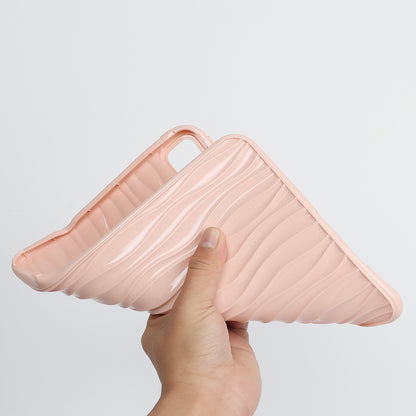 For iPad Pro 11 (2020) / (2021) / (2022) Soft TPU Tablet Case Wave Texture Anti-scratch Tablet Cover