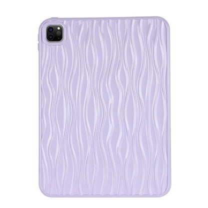 For iPad Pro 11 (2020) / (2021) / (2022) Soft TPU Tablet Case Wave Texture Anti-scratch Tablet Cover