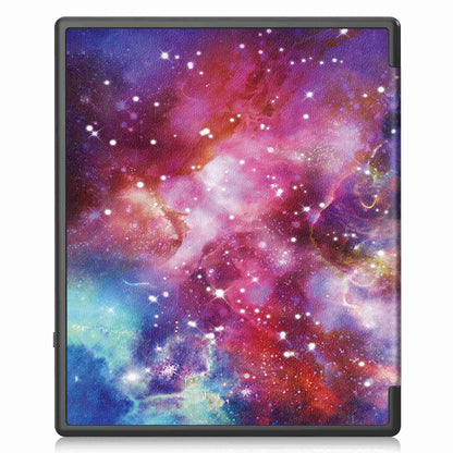 For Kobo Elipsa 2E Origami Stand Case PU Leather Pattern Printing Ebook Reader Cover with Auto Wake / Sleep