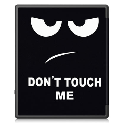 For Kobo Elipsa 2E Origami Stand Case PU Leather Pattern Printing Ebook Reader Cover with Auto Wake / Sleep