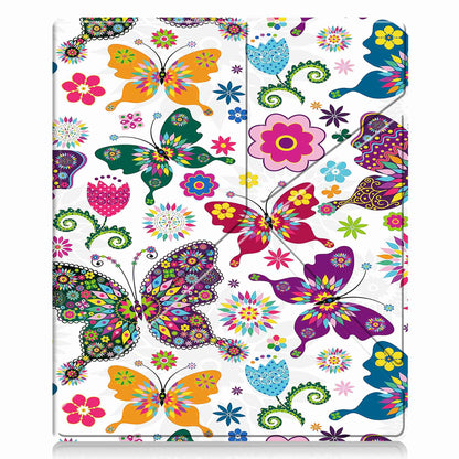 For Kobo Elipsa 2E Origami Stand Case PU Leather Pattern Printing Ebook Reader Cover with Auto Wake / Sleep