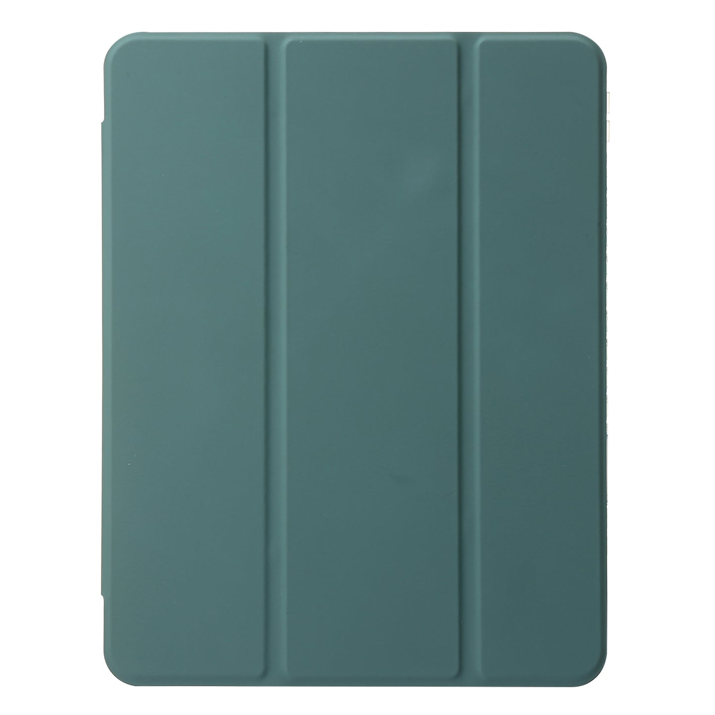 For iPad 10.9 (2022) Tri-fold Stand Smart Case PU Leather Transparent Acrylic+TPU Tablet Cover