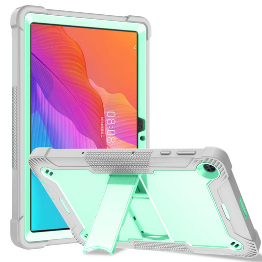 For Huawei MatePad T 10S 10.1 inch / T 10 9.7 inch Shockproof Tablet Shell Kickstand Silicone + PC Dustproof Cover Case